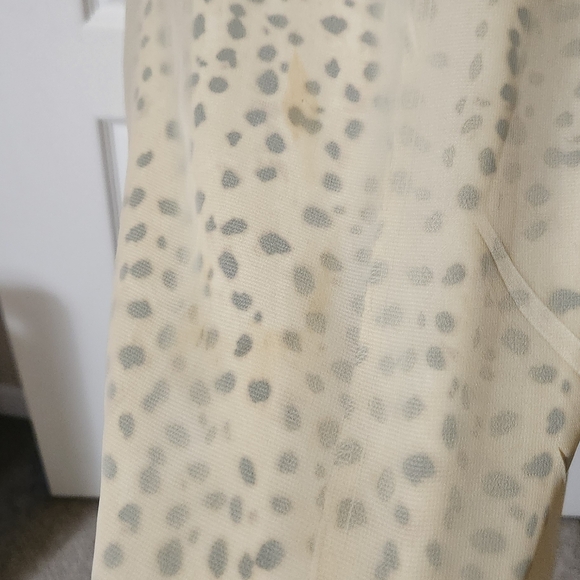 Cupcakes And Cashmere Leopard Print Long Cardigan Jacket Small - Picture 5 of 9